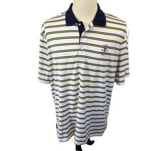 Polo Ralph Lauren 2020 U.S. Open Winged Foot Striped Performance Golf Polo Shirt
